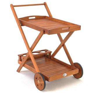 Záhradný bar - Pojazdný drevený záhradný bar Wideshop